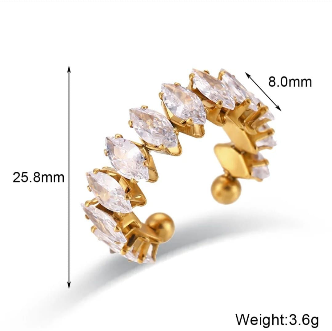 Crystal luxe ring