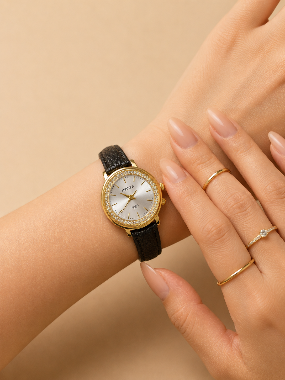 Timeless Grace Watch (black)