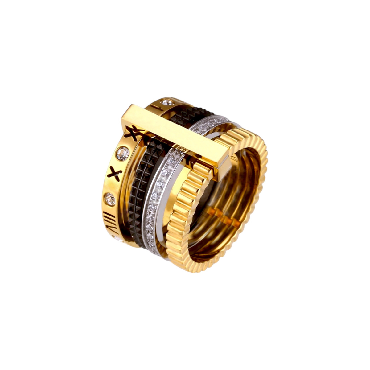 Quadra Luxe Ring 22k