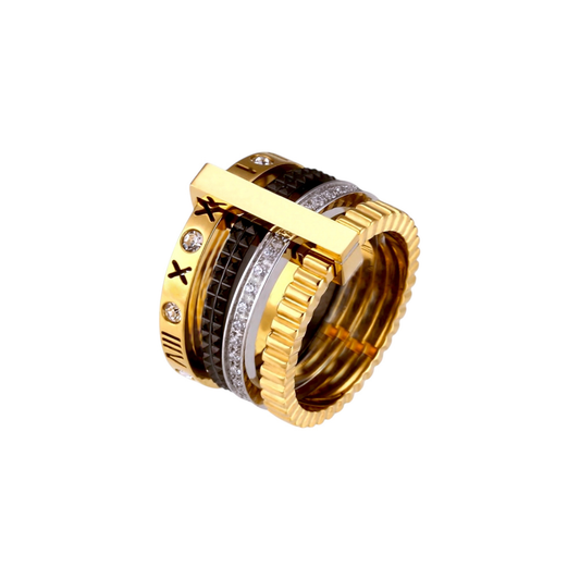Quadra Luxe Ring 22k
