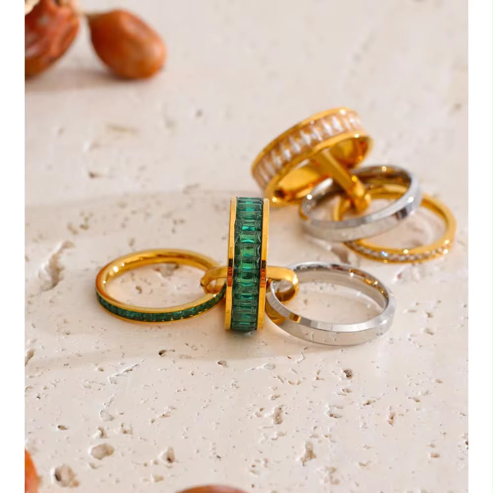Frost Stack Ring