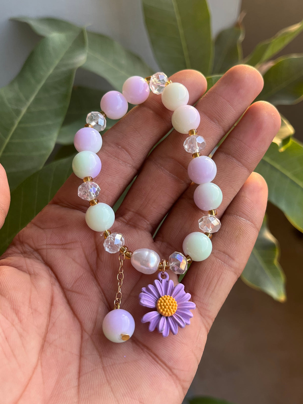 Purple Petal Charm
