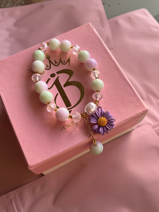 Purple Petal Charm