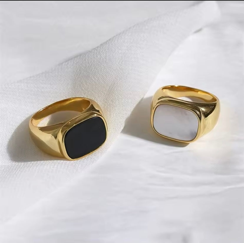 Onyx Signet Ring