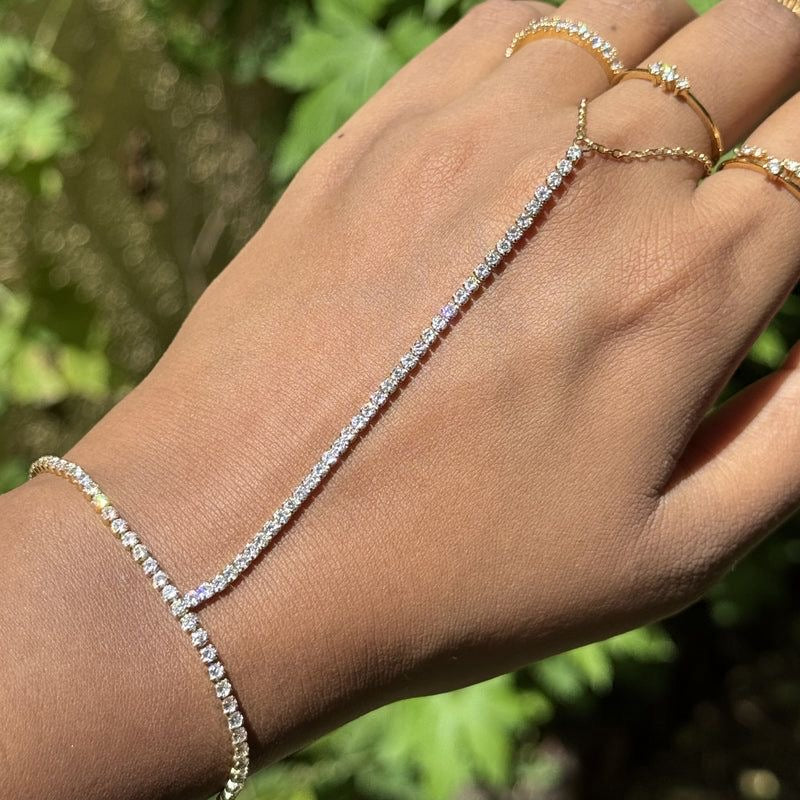 Crystal handchain
