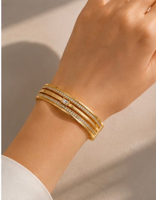 Crystal Rhinestone Bangle