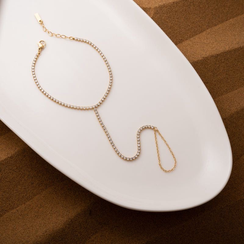 Crystal handchain