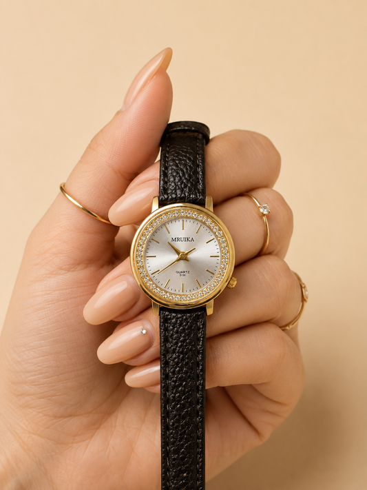 Timeless Grace Watch (black)