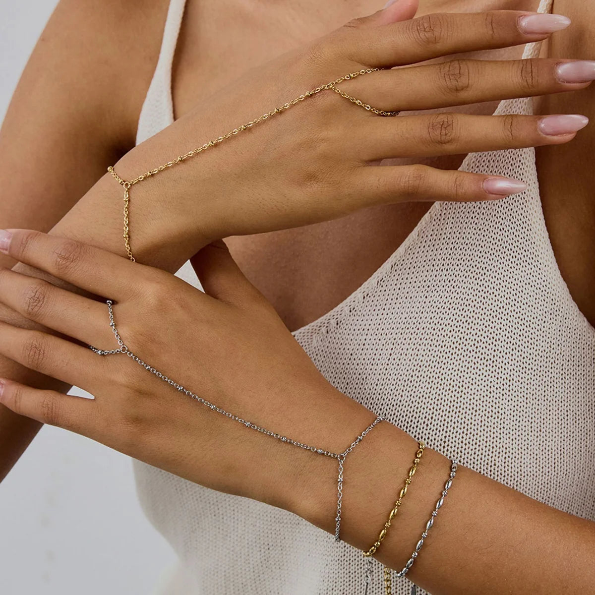 Dainty Gold Handchain
