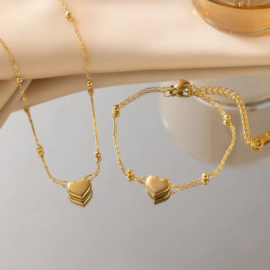 Lily Heart 18k