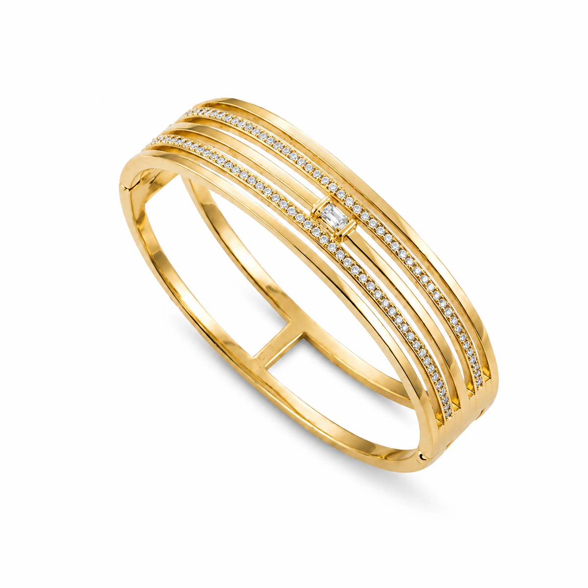 Crystal Rhinestone Bangle
