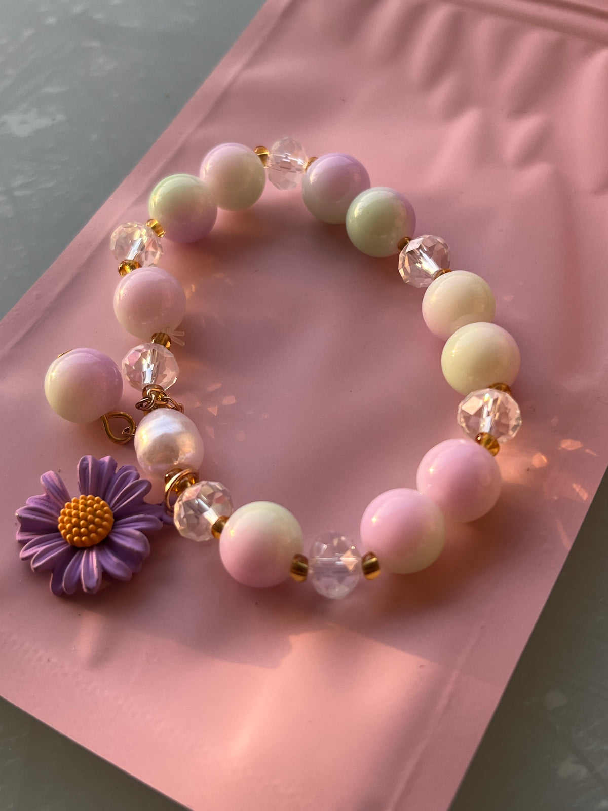 Purple Petal Charm