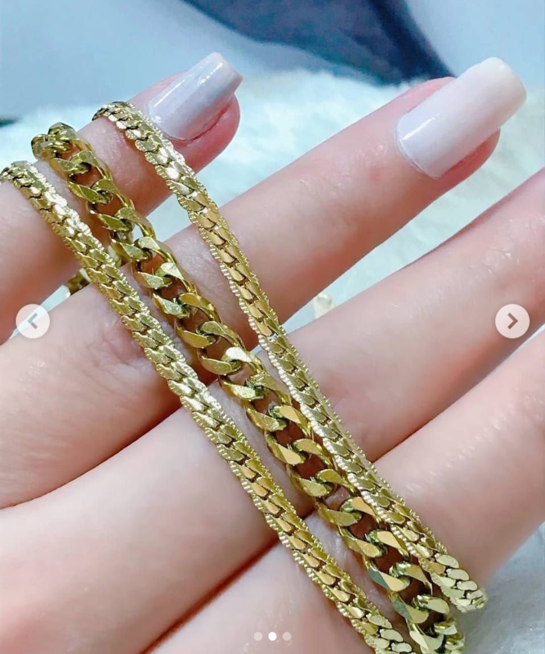 Double curb bracelet