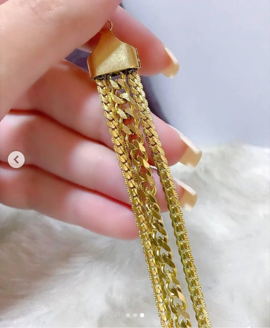 Double curb bracelet