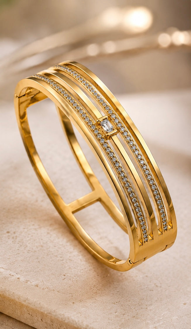 Crystal Rhinestone Bangle