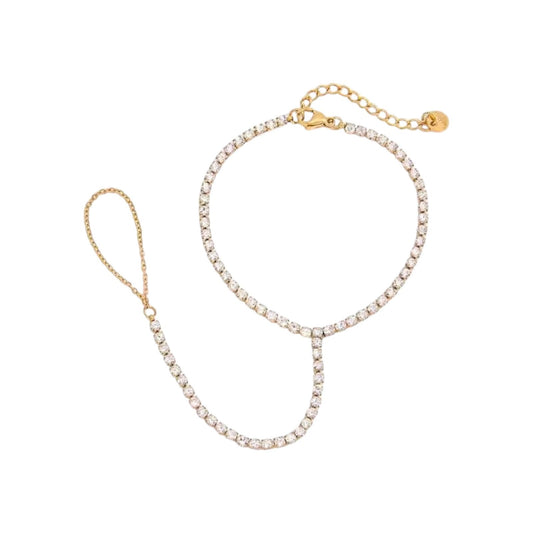 Crystal handchain